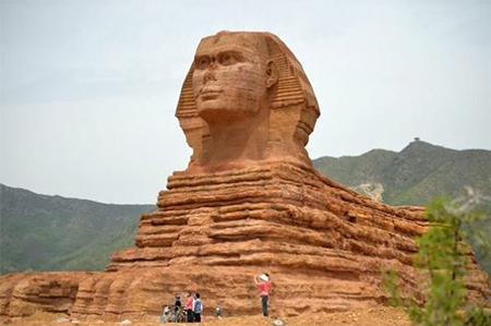 Una copia de la Esfinge desata polémica entre China y Egipto